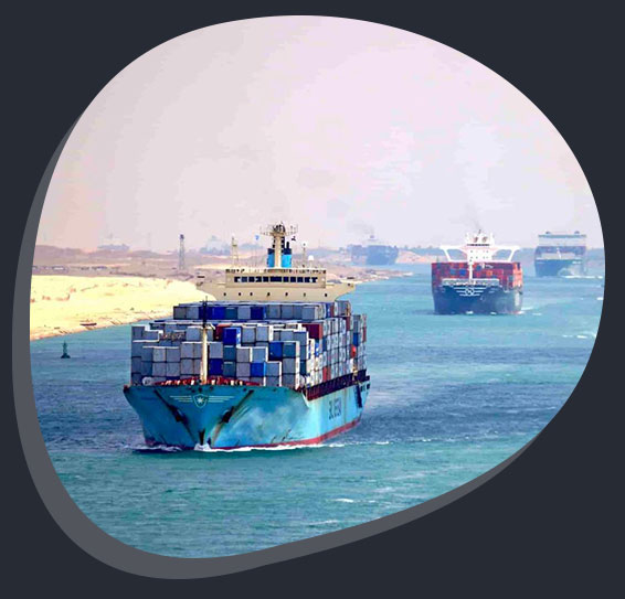Suez canal transit
